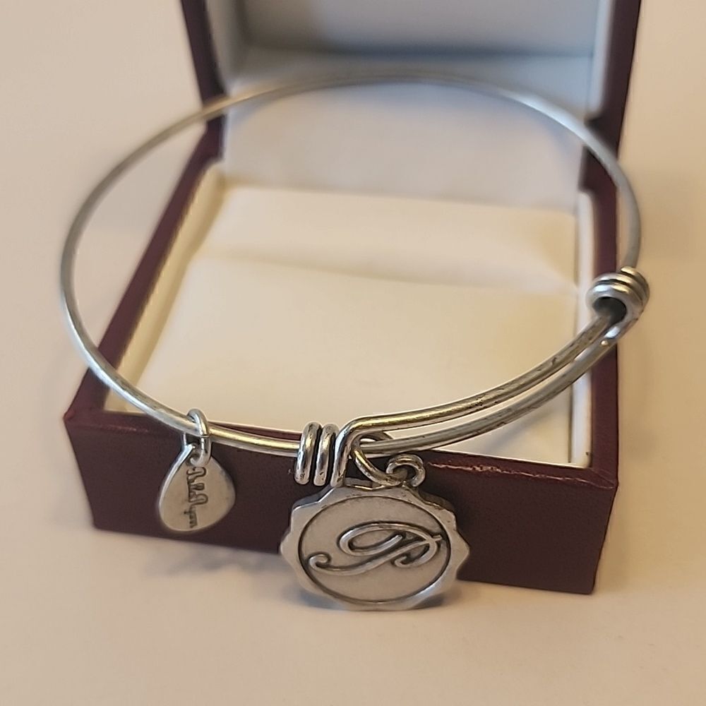 Bella Ryann P Charm Initial Bracelet